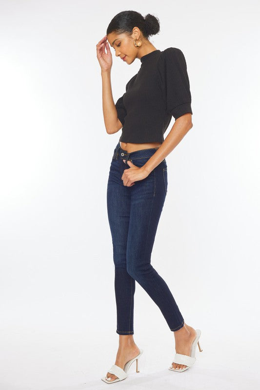 KanCan Mid Rise Basic Skinny Jeans