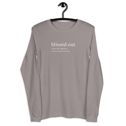 Blissed Out Definition - Long Sleeve Shirt Bella + Canvas
