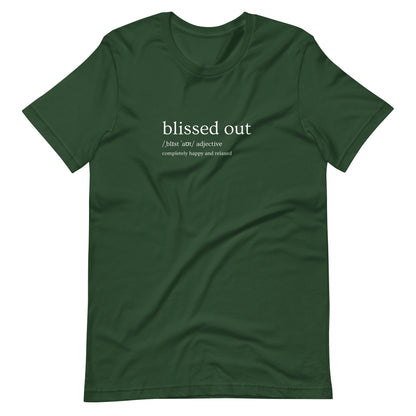 Blissed Out Definition - Soft Bella + Canvas Graphic T-shirt