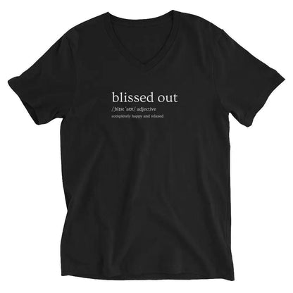 Blissed Out Definition - V-neck T-shirt