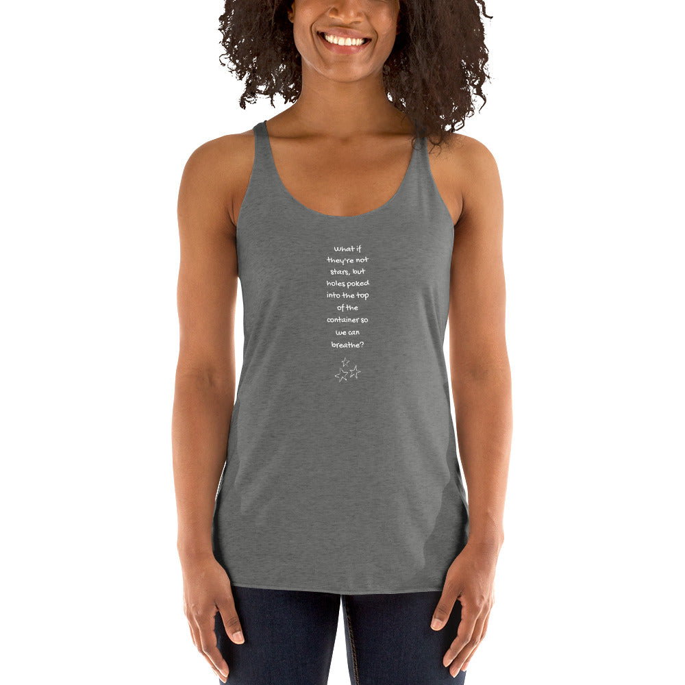What If - Racerback Graphic Tank Top