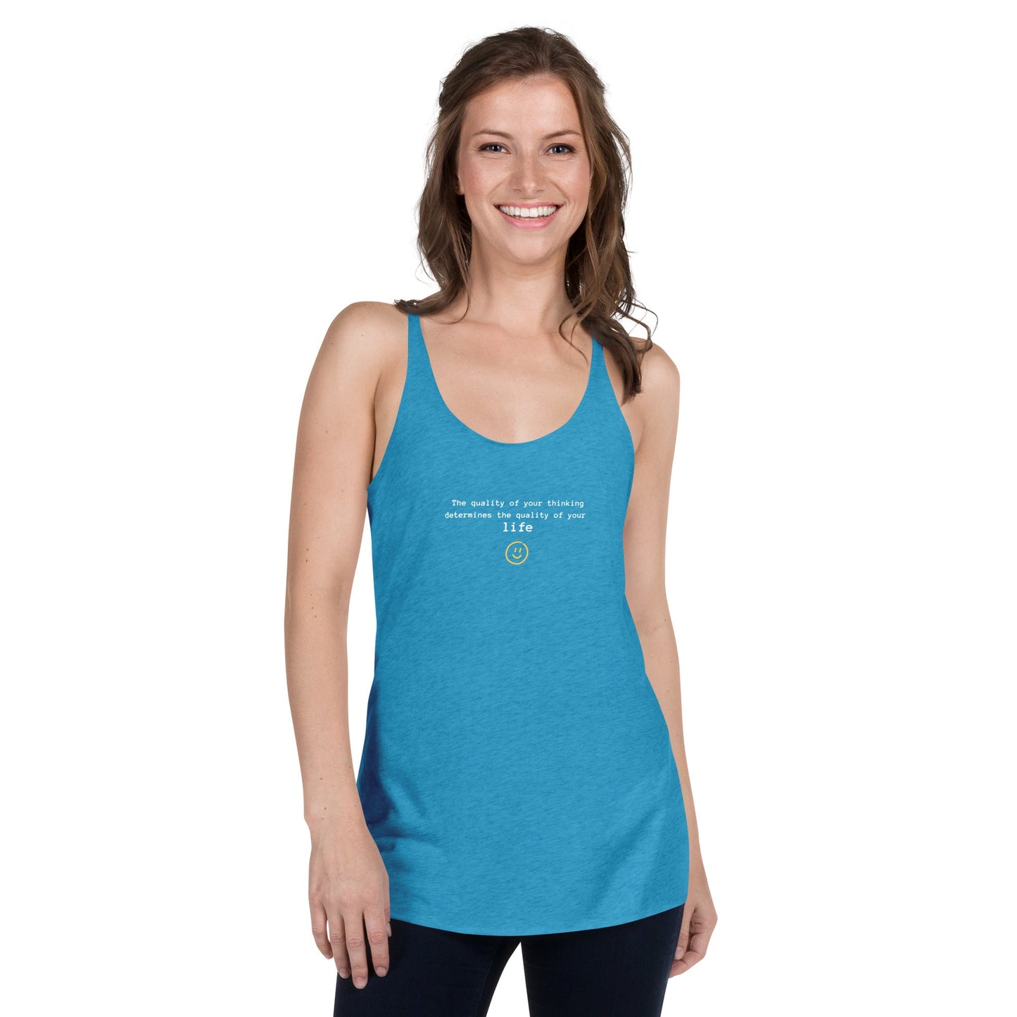 Quality of Life - Racerback Graphic Tank Top